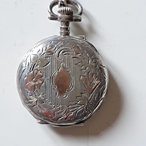Montre gousset col argent - gousset, de
