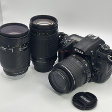 Nikon D7000 DSLR Camera with 18-55mm MF Lens & 70-300mm Zoom Lens Used
