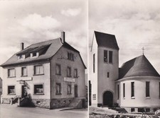 Carte postale postcard 10x15cm GUNGWILLER ALSACE restaurant du raisin GRUMBACH