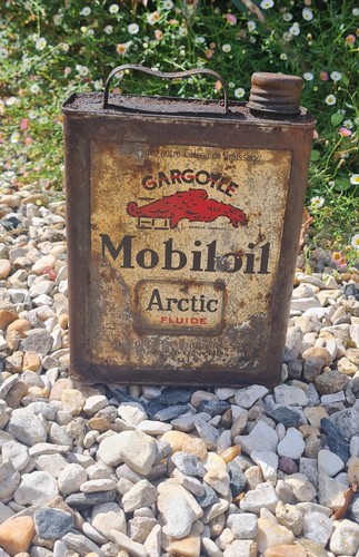 Ancien bidon huile auto moto - ancien,