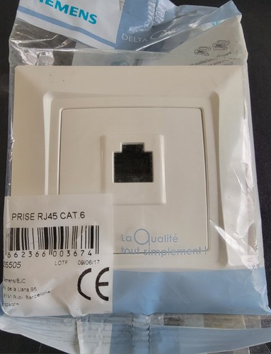 Prise rj45 blanc - rj45, siemens