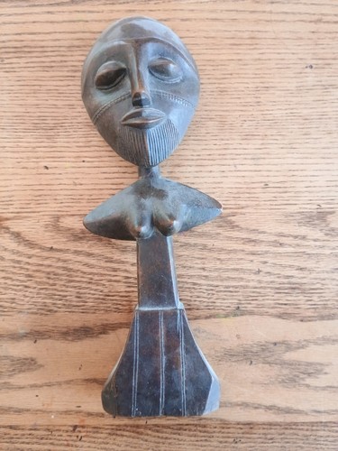 Statuette africaine bois - statuette,