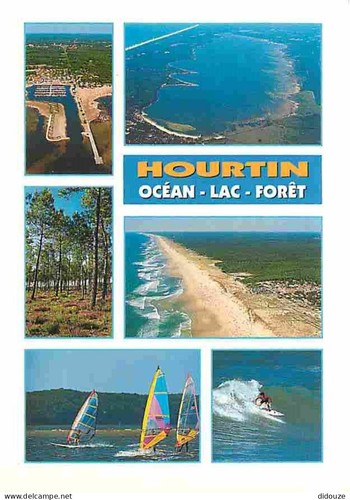 Carte postale hourtin - -,