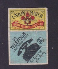 Old Match Tag Belgium BN185242 Phone