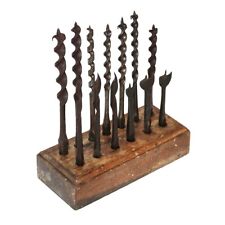 Antique Chignole / Crankshaft City Display Tool + 13 Wood Wicks