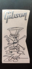 GIBSON / SLASH HEADSTOCK CHROME LOGO TETE DE GUITARE AUTOCOLLANT