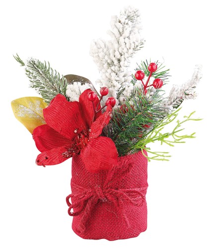 Composition florale noël - composition,