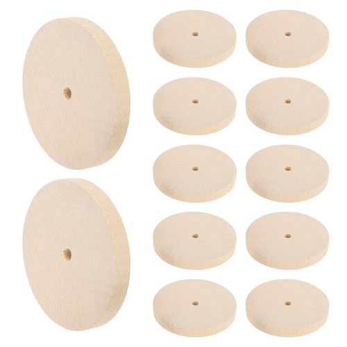 Roues bois massif dia 8 - bois, 3"