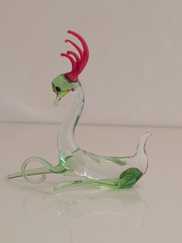 Figurine cerf vert verre - cerf,