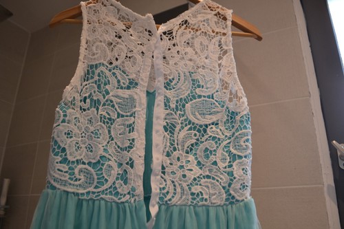 Robe longue cérémonie verte - robe,