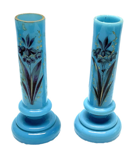 Paire jolis petits vases - paire,