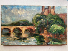 huile sur toile post