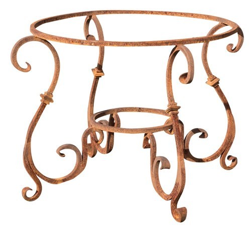 Table ronde fer - table,