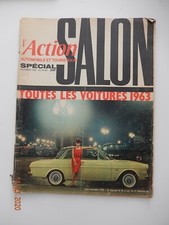 revue l'action automobile spécial salon tous les modèles 1963