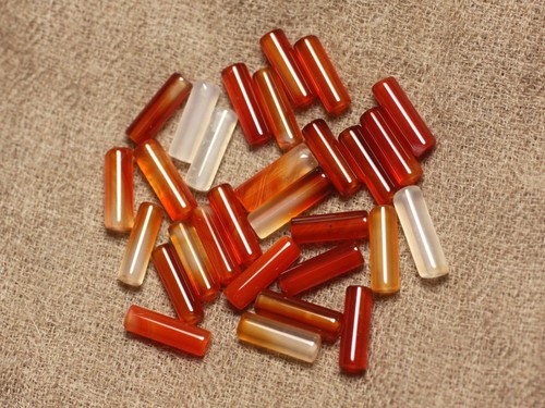 4pc perles pierre - -,