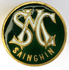 Vintage French Enamel Lapel Badge Unknown Organisation 20mm 'Au Lingot D'or' (K)