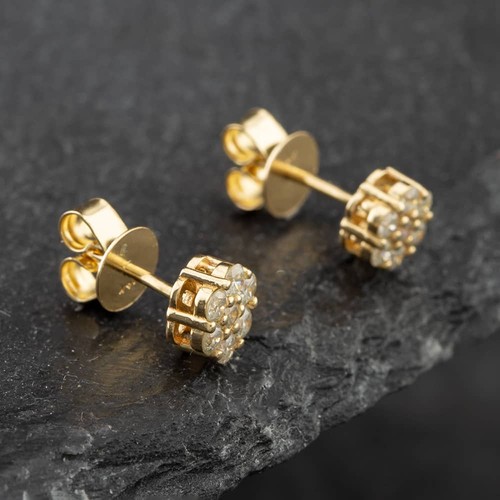 Boucle oreille clou fleur - boucle, d'oreille