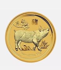 Pièces Or Schwein Lunar 2019