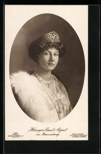 Carte postale victoria louise - postale,