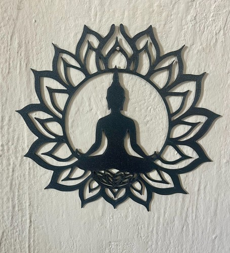 Mandala cercle bouddha lotus - mandala,
