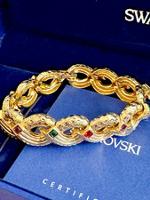 Vintage Swarovski bracelet 7.5"