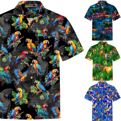 Chemise hawaïenne homme - chemise,