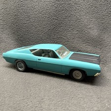 AMT 1969 Ford Torino Built 1/25 Model Dated Rear Bumper Muscle Car Hot Rod Teal