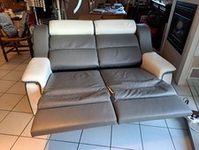 canapé cuir 2 places relax