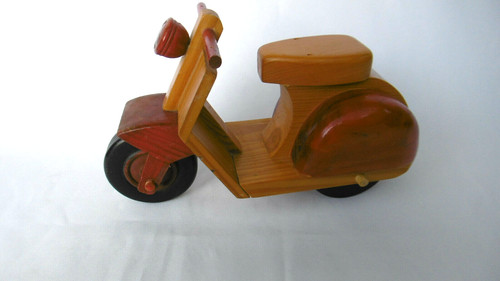 Scooter roues en bois - 3,