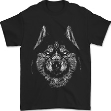 A Siberian Husky Mens T-Shirt 100% Cotton