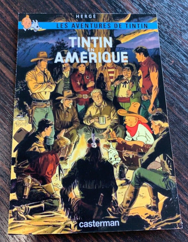 Carte postale 15x10 tintin - carte,