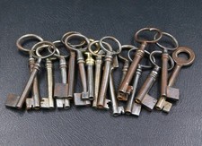 Lot 16 anciennes clés,clefs de meuble,creuse,commode,Buffet,placard,serrure,key
