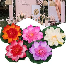 Plantes d'étang à fleurs plantes étang 5* 5 pièces poissons fleurs flottante