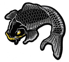 Backpatche carpe koi poisson patche dorsal dos écusson grande taille patch Japon