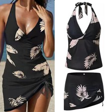 Robe De Bain Pour Femme Jupe Gainante Costume De Natation Maillot De Bain 2 /