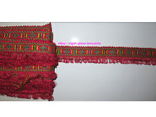 10 METERS OF ANTIQUE MARABOUT CURLED TRIMMINGS OLD OF LYON-N°AM67