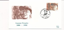 D73418 Belgium FDC P.802 Constant Permeke Mechelen