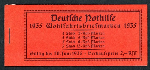 Carnet timbres reich - de,