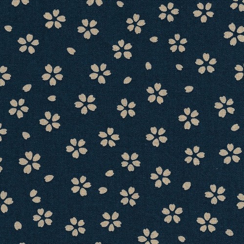 Tissu japonais sakura fleurs - tissu,