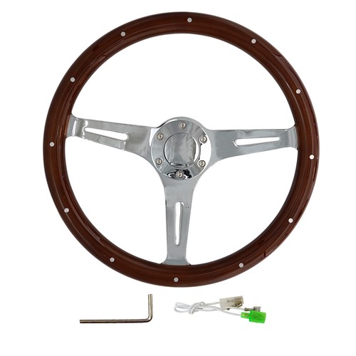 Volant bois vintage - en,