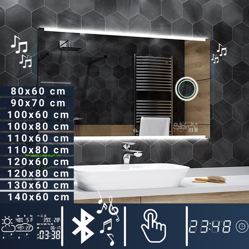 Miroir salle bain lumineux - miroir,