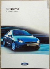 FORD PUMA Car Sales Brochure March 2001 #FA 1271/10