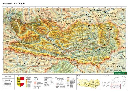 Freytag berndt laminated map - freytag-berndt,