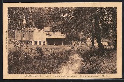Cpa béliet gironde - béliet, /gironde,