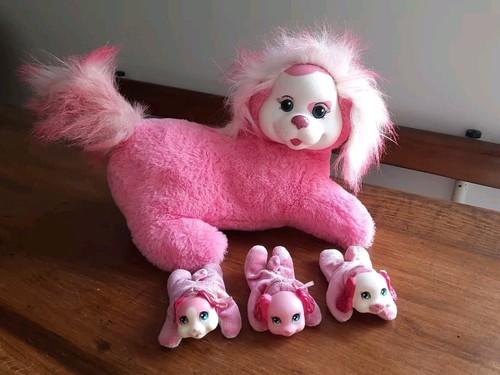 Peluche chien rose puppy - peluche,