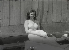 SUMMER 1950s GROWIN UPN CALIFORNIA POOL AMERICANA  8MM HOME Movie Film Reel B377