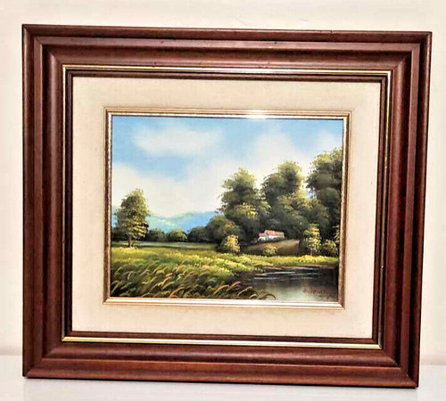 Jolie tableau ancien signé