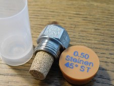 BUSE GICLEUR de BRULEUR CHAUDIERE fuel QUALITE usa STEINEN 0.50 45°S ST fioul