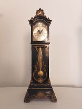 Antique Schmid Ornate Grandfather Miniature Clock 8 Days 33cm