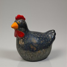 Poule En Céramique Émaillée